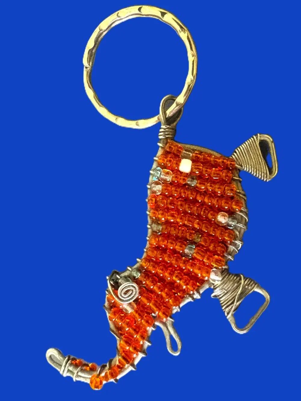 Handmade Elephant South-African Elephant Keychain/Purse Accessory